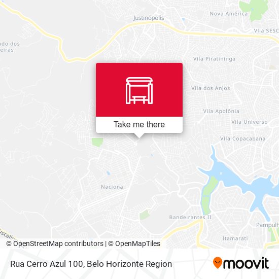 Rua Cerro Azul 100 map