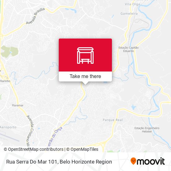 Rua Serra Do Mar 101 map