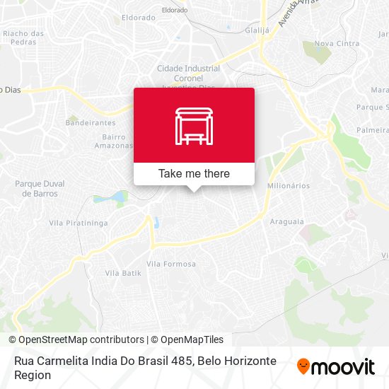 Rua Carmelita India Do Brasil 485 map