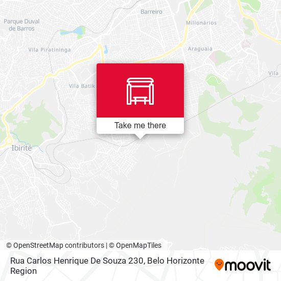 Rua Carlos Henrique De Souza 230 map