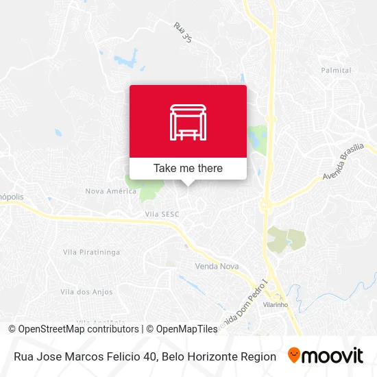 Rua Jose Marcos Felicio 40 map