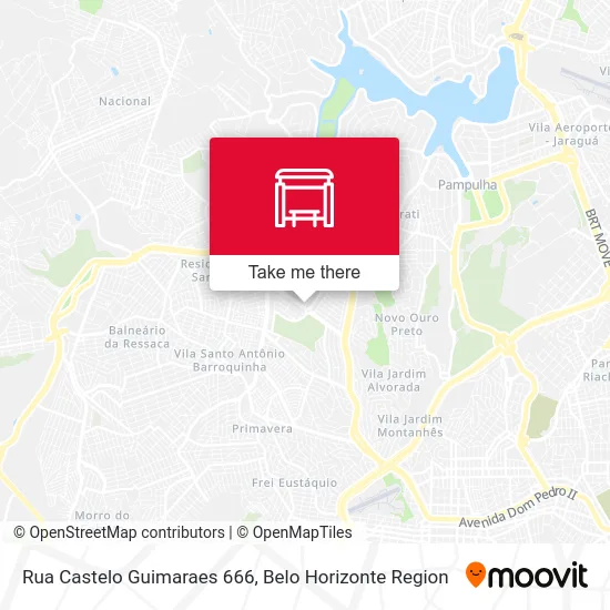 Rua Castelo Guimaraes 666 map