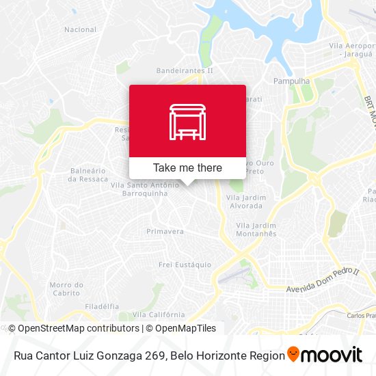 Rua Cantor Luiz Gonzaga 269 map