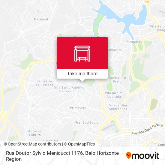 Rua Doutor Sylvio Menicucci 1176 map