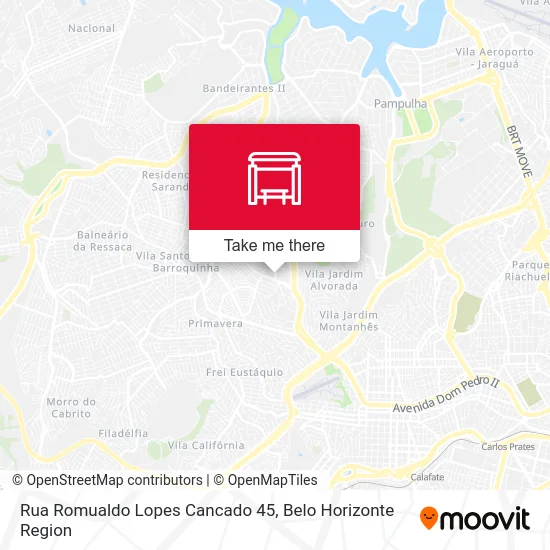 Rua Romualdo Lopes Cancado 45 map