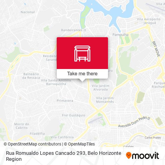 Rua Romualdo Lopes Cancado 293 map