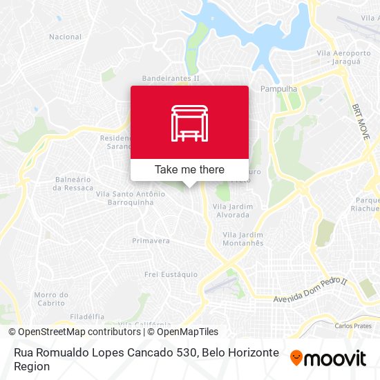 Rua Romualdo Lopes Cancado 530 map