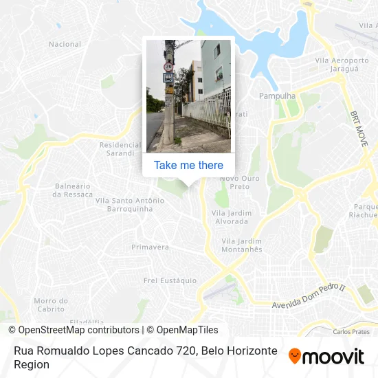 Rua Romualdo Lopes Cancado 720 map