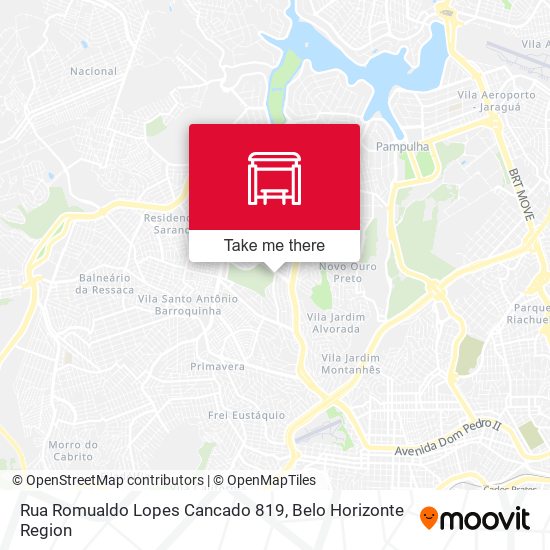 Mapa Rua Romualdo Lopes Cancado 819