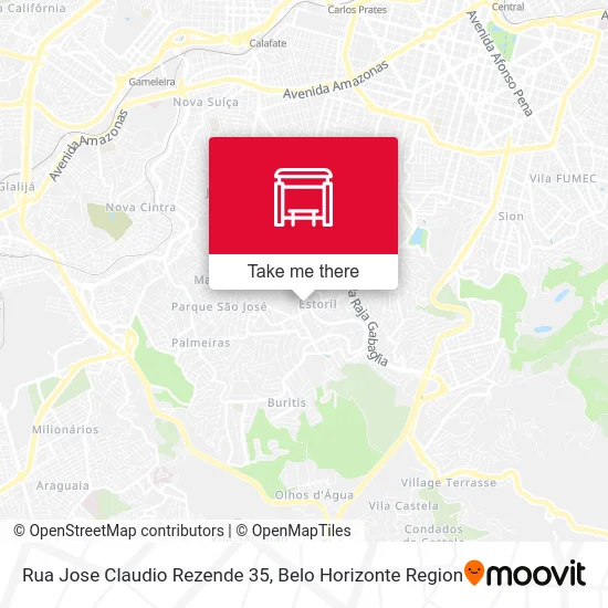 Rua Jose Claudio Rezende 35 map