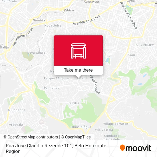 Rua Jose Claudio Rezende 101 map