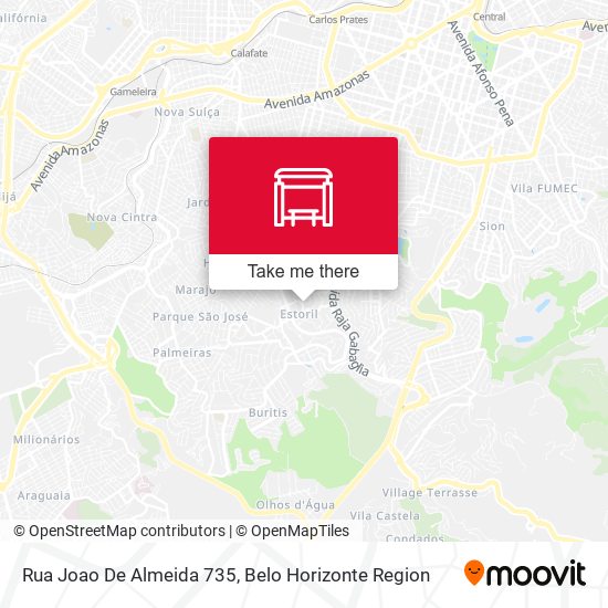 Rua Joao De Almeida 735 map