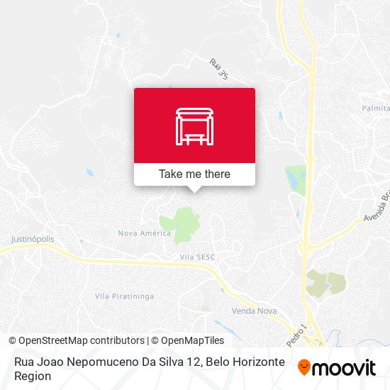 Rua Joao Nepomuceno Da Silva 12 map