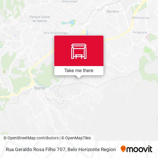 Rua Geraldo Rosa Filho 707 map
