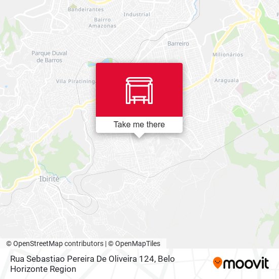 Rua Sebastiao Pereira De Oliveira 124 map