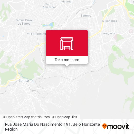 Rua Jose Maria Do Nascimento 191 map