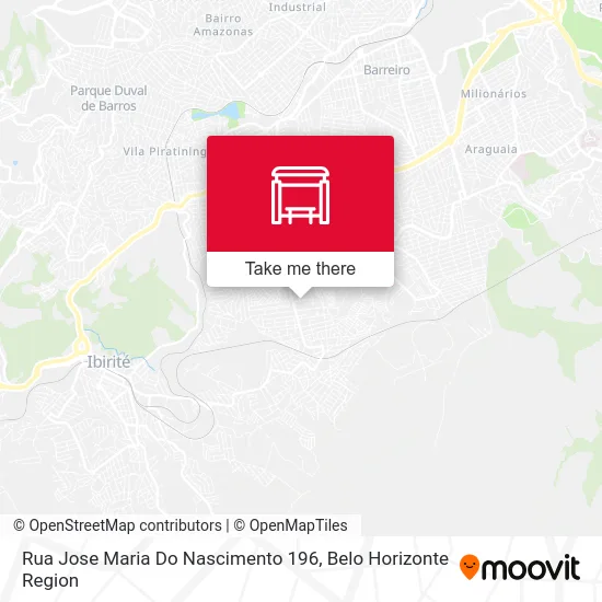 Rua Jose Maria Do Nascimento 196 map