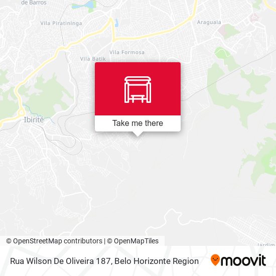 Rua Wilson De Oliveira 187 map