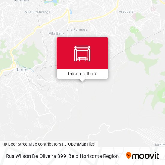 Rua Wilson De Oliveira 399 map