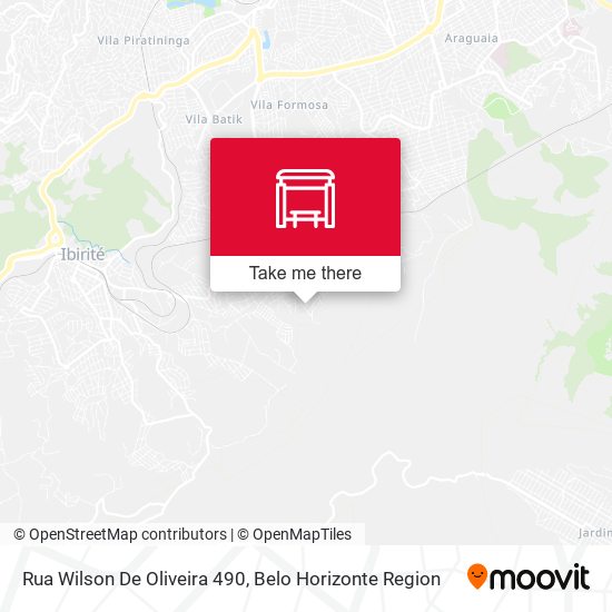 Rua Wilson De Oliveira 490 map