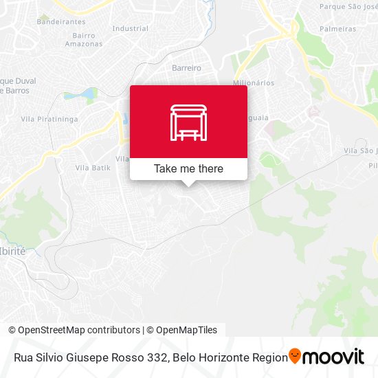 Rua Silvio Giusepe Rosso 332 map