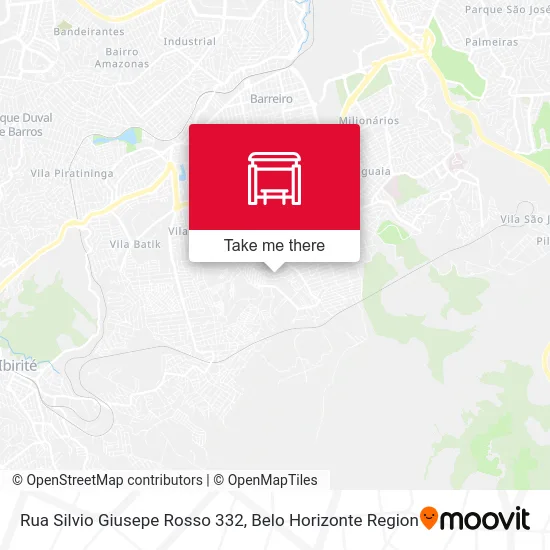 Rua Silvio Giusepe Rosso 332 map