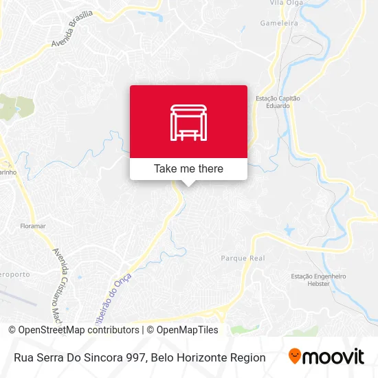 Rua Serra Do Sincora 997 map