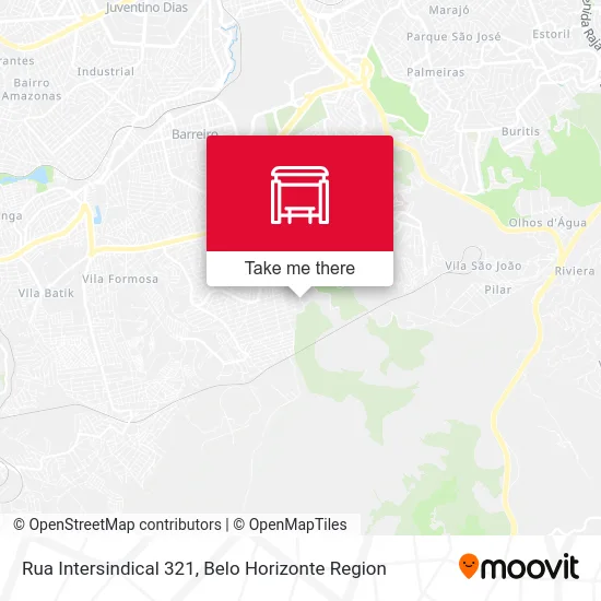 Rua Intersindical 321 map
