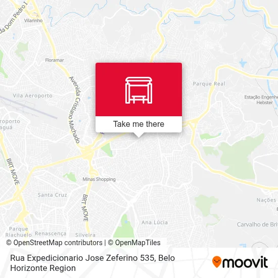 Rua Expedicionario Jose Zeferino 535 map
