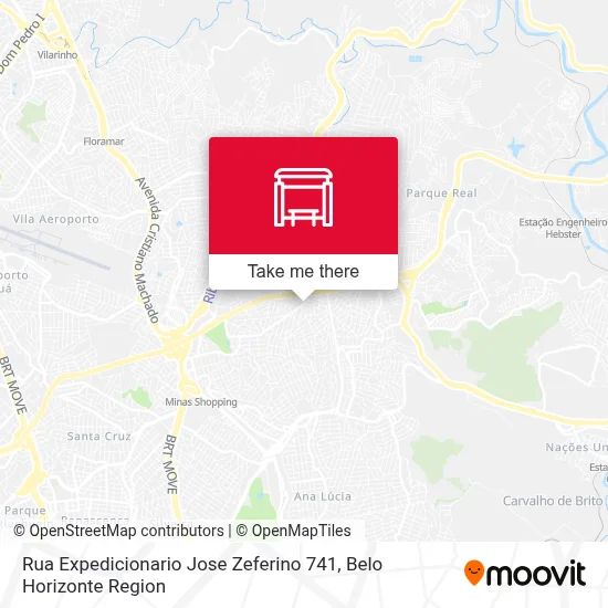 Rua Expedicionario Jose Zeferino 741 map