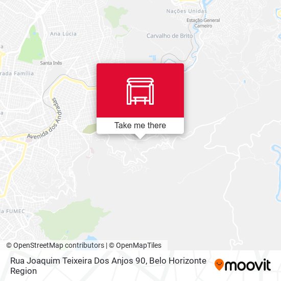 Mapa Rua Joaquim Teixeira Dos Anjos 90