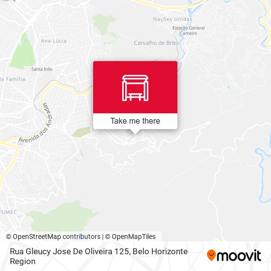 Rua Gleucy Jose De Oliveira 125 map