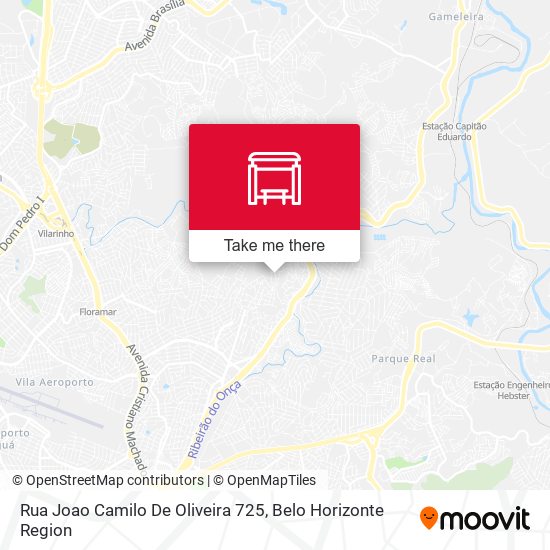 Rua Joao Camilo De Oliveira 725 map