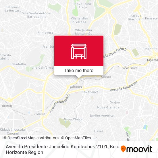 Avenida Presidente Juscelino Kubitschek 2101 map
