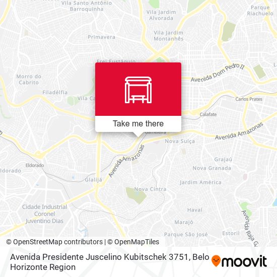 Avenida Presidente Juscelino Kubitschek 3751 map