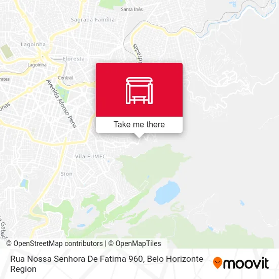 Rua Nossa Senhora De Fatima 960 map