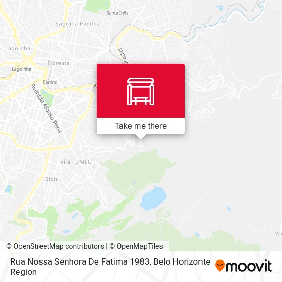 Rua Nossa Senhora De Fatima 1983 map