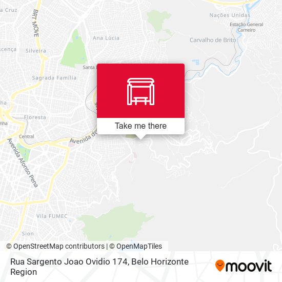 Rua Sargento Joao Ovidio 174 map