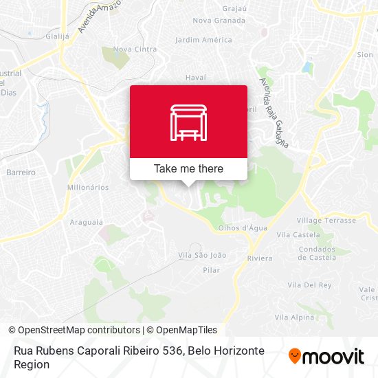 Rua Rubens Caporali Ribeiro 536 map