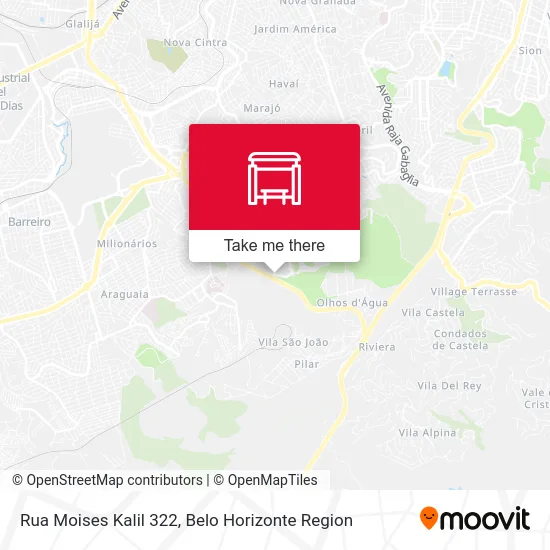 Rua Moises Kalil 322 map