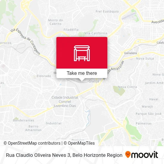 Rua Claudio Oliveira Neves 3 map