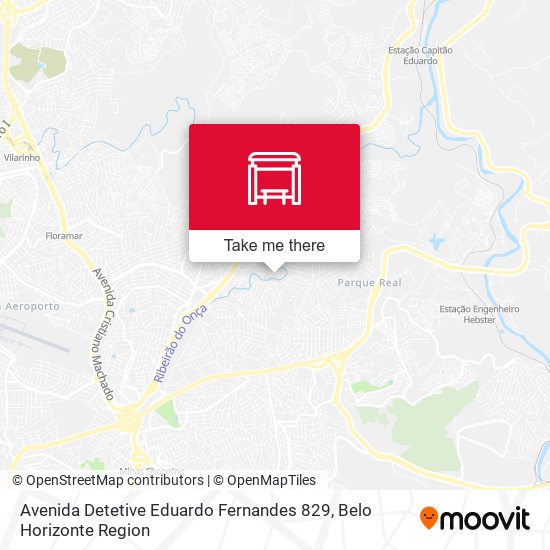 Mapa Avenida Detetive Eduardo Fernandes 829