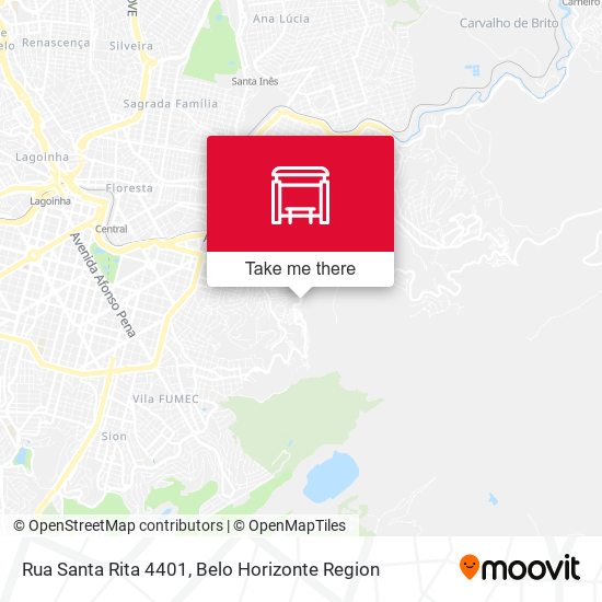Rua Santa Rita 4401 map