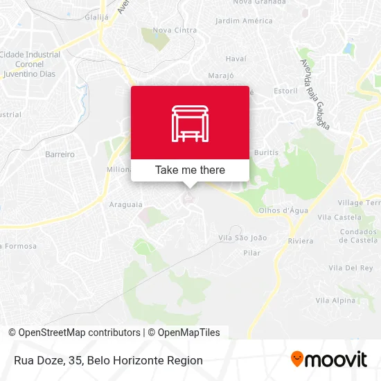 Rua Doze, 35 map