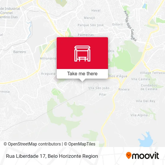 Rua Liberdade 17 map
