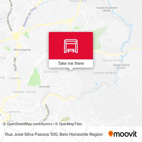 Rua Jose Silva Passos 500 map