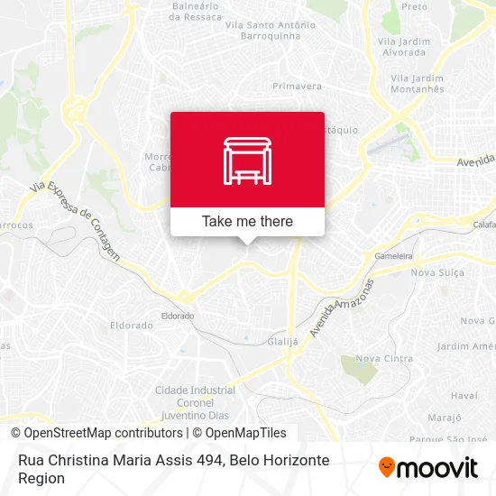 Rua Christina Maria Assis 494 map