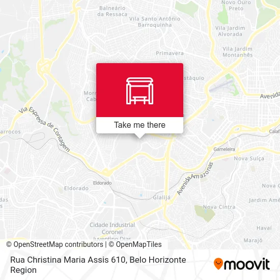 Rua Christina Maria Assis 610 map