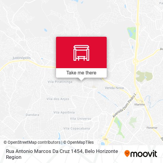 Rua Antonio Marcos Da Cruz 1454 map