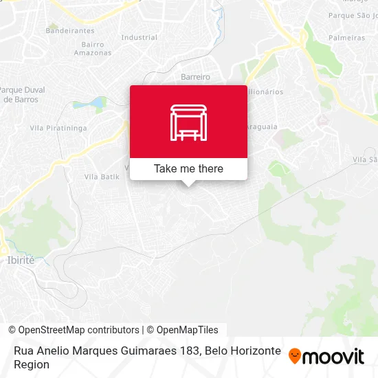 Rua Anelio Marques Guimaraes 183 map
